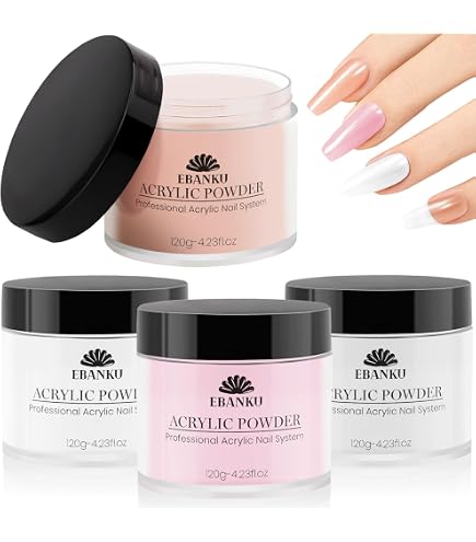 Amazon.com: Ezflow Polymer Pink Powder 4 Oz : Beauty & Personal Care